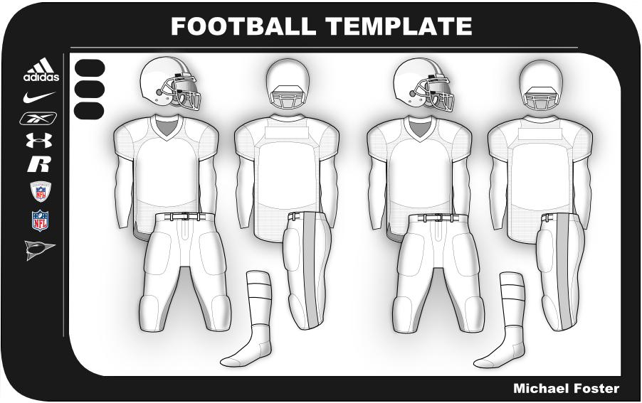 Nike Uniforms Nike Football Uniform Template Psd